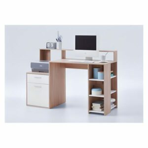 Bureau avec étagères