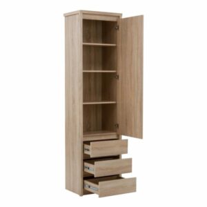 Bibliotheque 3 tiroirs et 1 porte