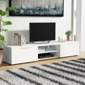 Meuble tv avec 2 portes