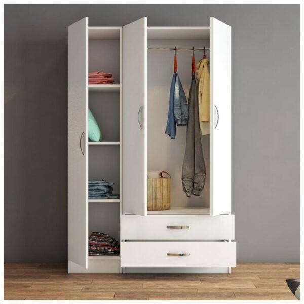 Dressing Jihen 3 Portes avec Tiroirs